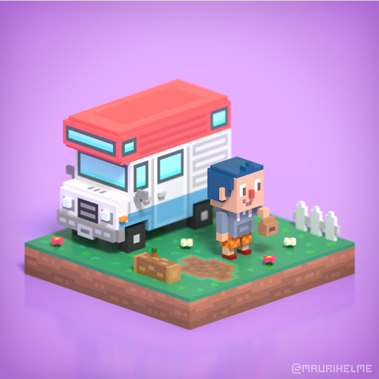 Voxel Art Animal Crossing