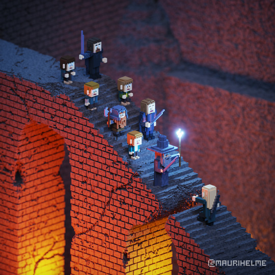 Voxel Art Lord of the Rings