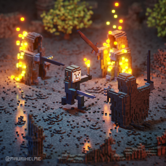Voxel Art Lord of the Rings