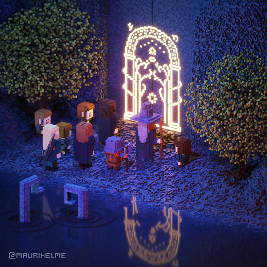 Voxel Art Lord of the Rings